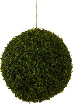 Mica Decorations Buxus Bol Kunstplant voor Buiten Hangend - Ø38 cm - Groen