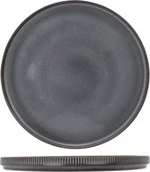Assiette plate Cosy et Tendance Sauvage - Trendy 27cm - assiette plate tendance - vaisselle - gris - faïence - 4 pièces