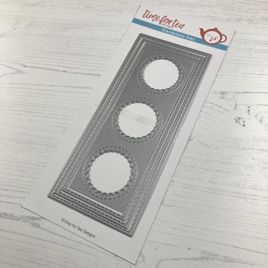 Slimline Scalloped Trio Circle Nesting Dies (T4T/460/Sli/Sta