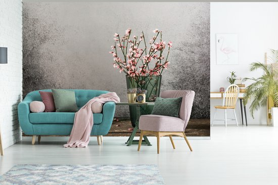 Behang - Fotobehang Bloemen - Roze - Stilleven - Breedte 300 cm x hoogte 240 cm