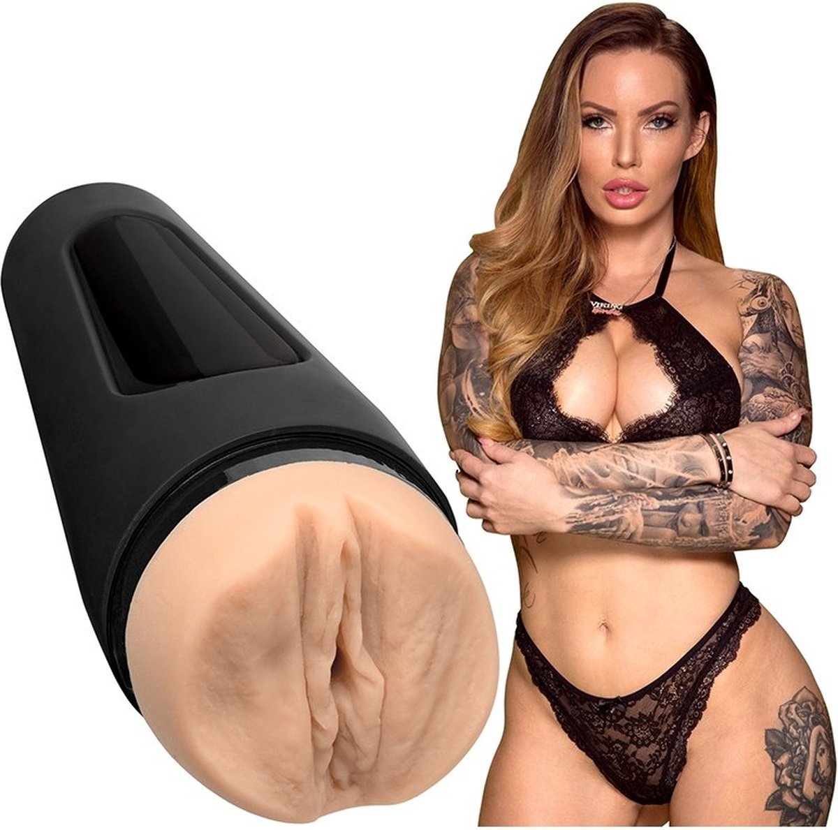 Goedkoopste Doc Johnson GOSM - ULTRASKYN Vagina Masturbator flesh