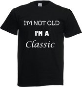 Grappig T-shirt - I'm not old - leeftijd - oud - classic - maat L