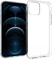 Accezz Hoesje Geschikt voor iPhone 12 Pro Max Hoesje Siliconen - Accezz Clear Backcover - Transparant