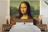 Behang - Fotobehang Mona Lisa - Leonardo da Vinci - Breedte 240 cm x hoogte 240 cm