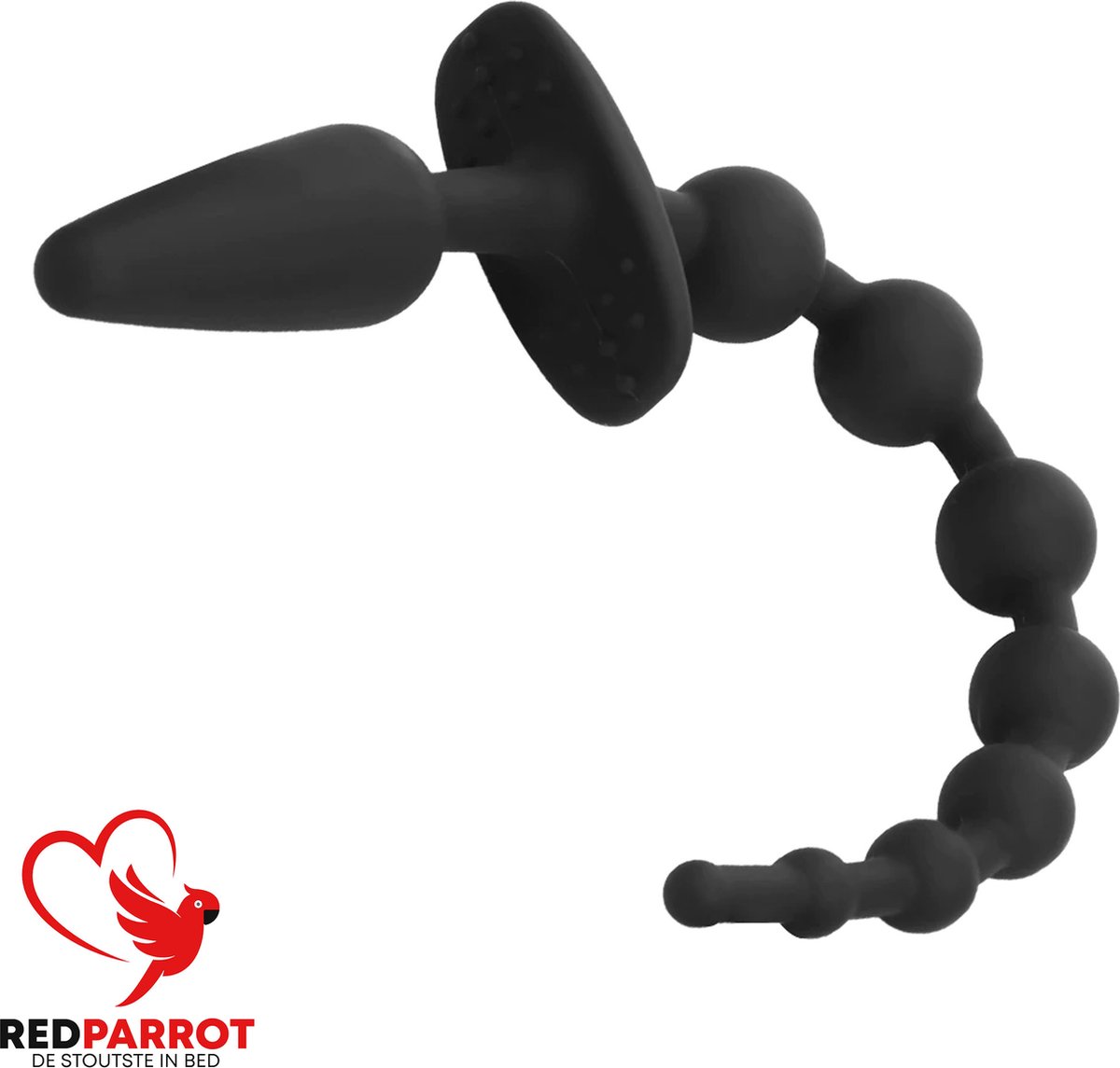 Goedkoopste Anale kralen, Buttplug en Zweep in EEN | 3 in 1 | BDSM | Multifunctioneel | Siliconen | Kont plug | Anaal
