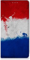 Flip Cover Geschikt voor Samsung Galaxy S23 Telefoonhoesje Nederlandse Vlag