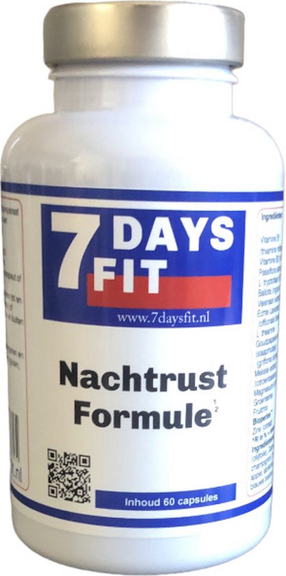 Foto: Nachtrust formule 60 tabletten vegan vega slaappillen zonder melatonine 7daysfit