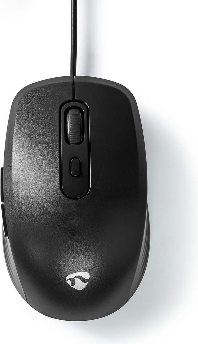 Nedis Muis - Bedraad - 1200 / 1800 / 2400 / 3600 dpi - Instelbare DPI - Aantal knoppen: 6 - Rechtshandig