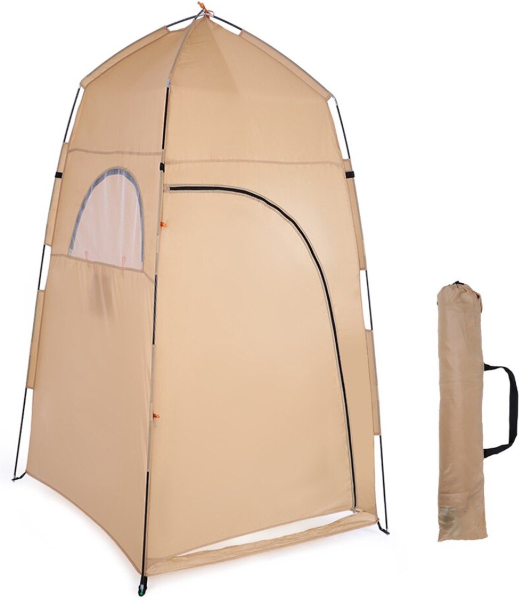 Bolture Douchetent - Toilettent - WC Tent - Douche Tent - Omkleedtent - Pop Up - Met Opbergvak - 120 x 120 x 210 cm