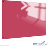Whiteboard Glas Solid Pink 100x150 cm | sam creative whiteboard | White magnetic whiteboard | Glassboard Magnetic