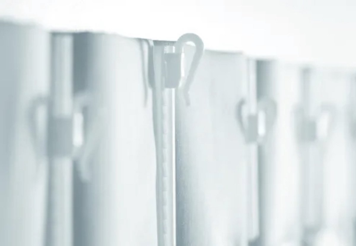 Gordijn haakjes verstelbare plastic inschuif gordijnhaak 7,5 cm 20 stuks |  bol.com