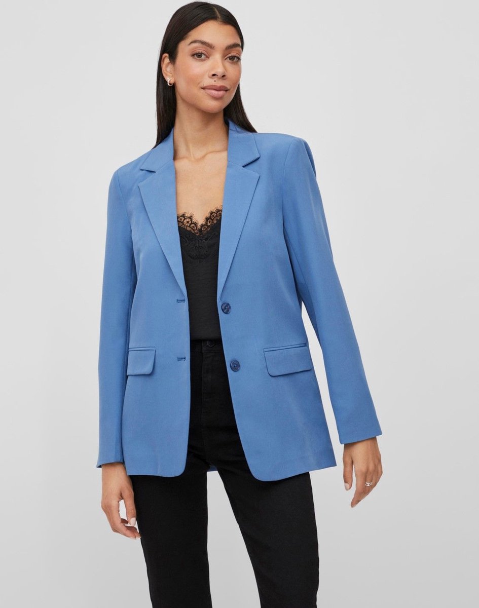 Vila VIKAMMA LOOSE BLAZER - Federal Blue Blue