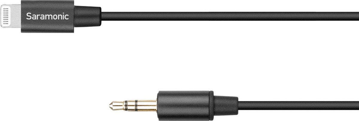 Saramonic SR-C2000, 3.5mm TRS naar Lightning adapter kabel, 20cm