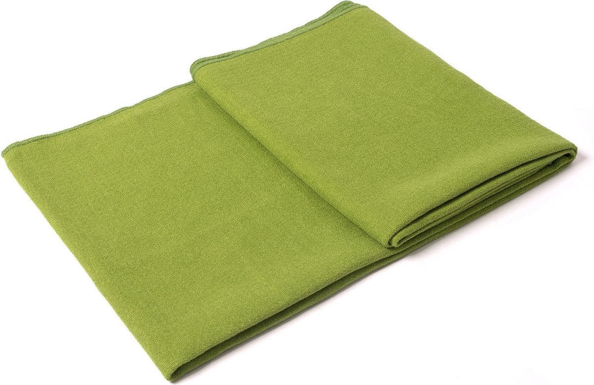 Yoga handdoek groen - Lotus