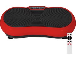 BX Fitness®- Trilplaat Fitness - Body Power MAX - Trilplaat Rood - VibrationPlate - Krachttrainingen - Cardiotrainingen - Powerplate - Bevat Duidelijke Handleiding - NU met Handige Voedingsgids!