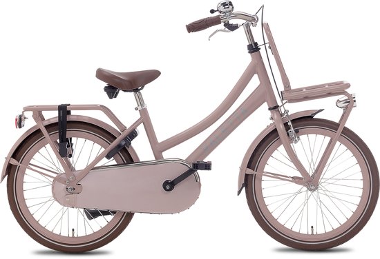 Valetta Cargo - Transportfiets - Meisjesfiets - 20 inch - Mat Flamingo