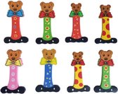 Houten letter I - naamletter Beer 10 cm