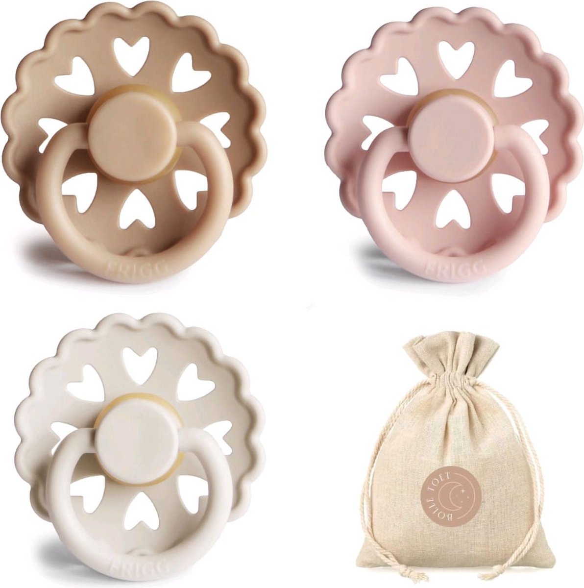 Goedkoopste FRIGG FAIRYTALE Latex - t2 - 6-18 maanden - The little match girl, The Emperors New Clothes, The Ugly Duckling - spenen - speen - fopspeen - BolleToet speenzakje