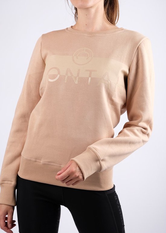 Montar Sawyer Logo Sweatshirt - maat S - beige