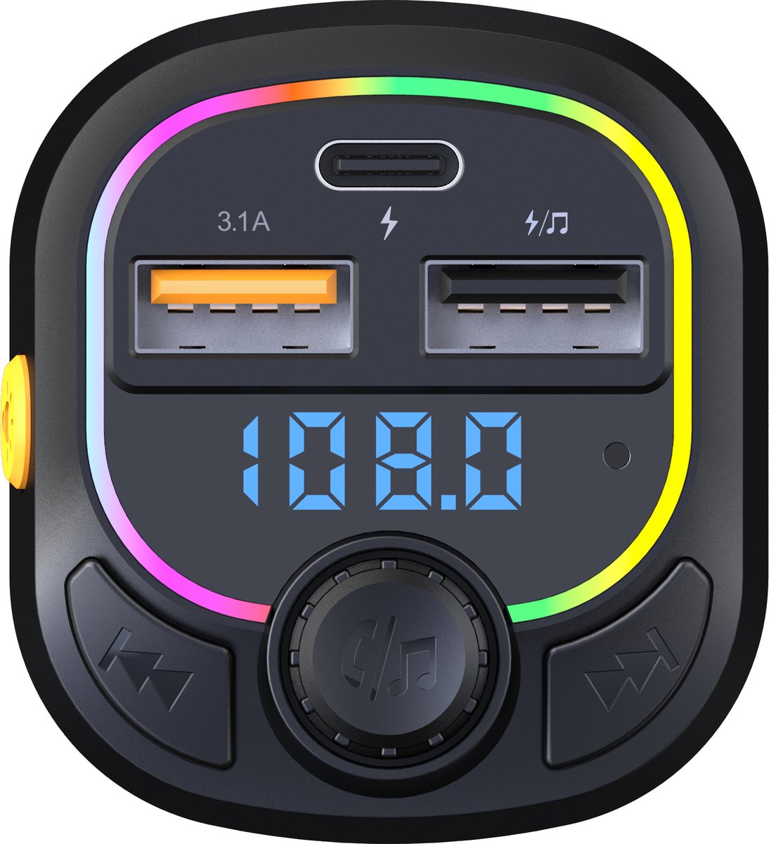 Bluetooth FM Transmitter Transmitter met Bluetooth Audio