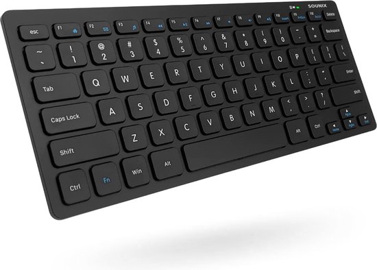 Sounix Draadloos Toetsenbord - Bluetooth - Universeel Wireless Keyboard - geschikt Voor Smart TV / Tablet / (Windows) PC / Apple Mac - iPad - Samsung - iPhone - Macbook - iMac / Android