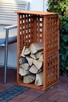 Firewood Rack - haardhoutrek \ haardbestek, brandhoutrek \ fireplace cutlery, firewood rack 39 x 39 x 85 cm
