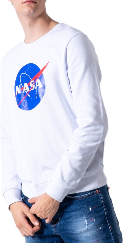 NASA Sweater Wit - Heren - Maat L
