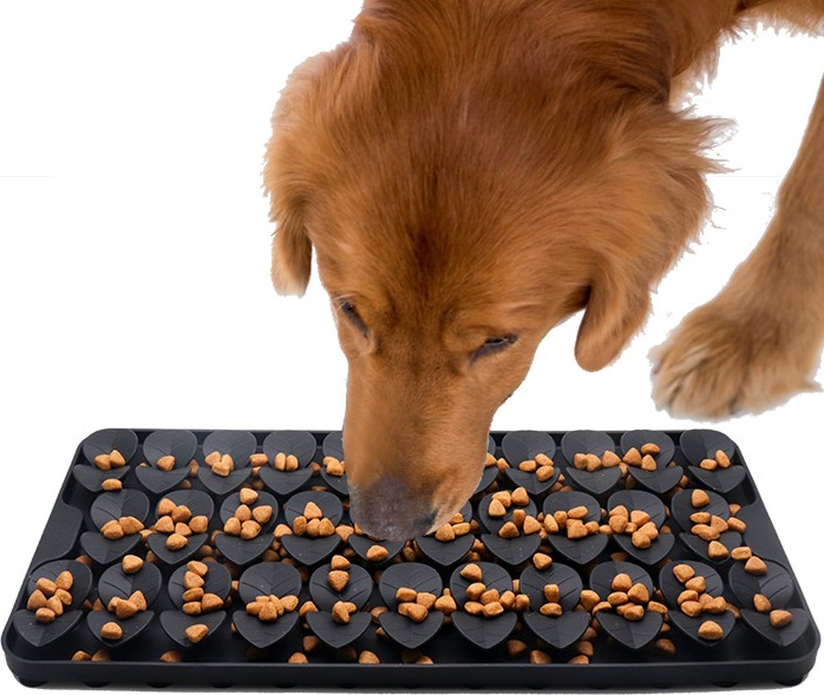CatAmore Likmat Siliconen Slow Feeder Langzaam Voerbakje Voor Katten E Honden 15 Cm X 15 Cm