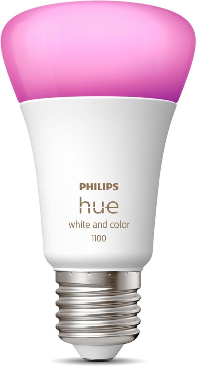 Philips Hue standaardlamp E27 Lichtbron - wit en gekleurd licht - 1-pack -  1100lm -... | bol.com