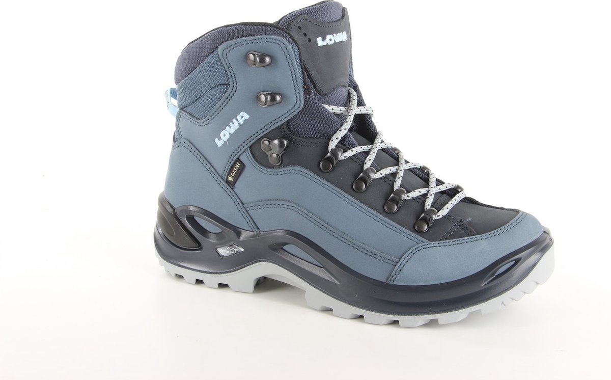 Lowa Renegade GTX® Mid Ws Wandelschoenen Dames Smoke 41 Blauw