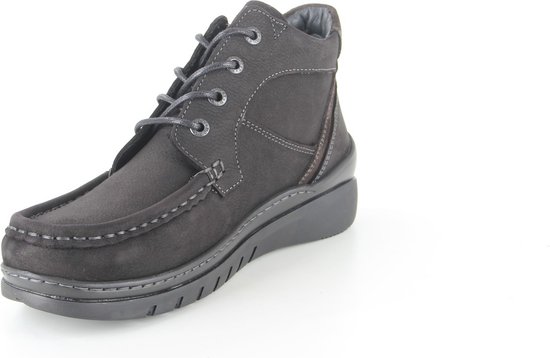 Wolky Veterschoenen Zoom zwart nubuck | bol.com