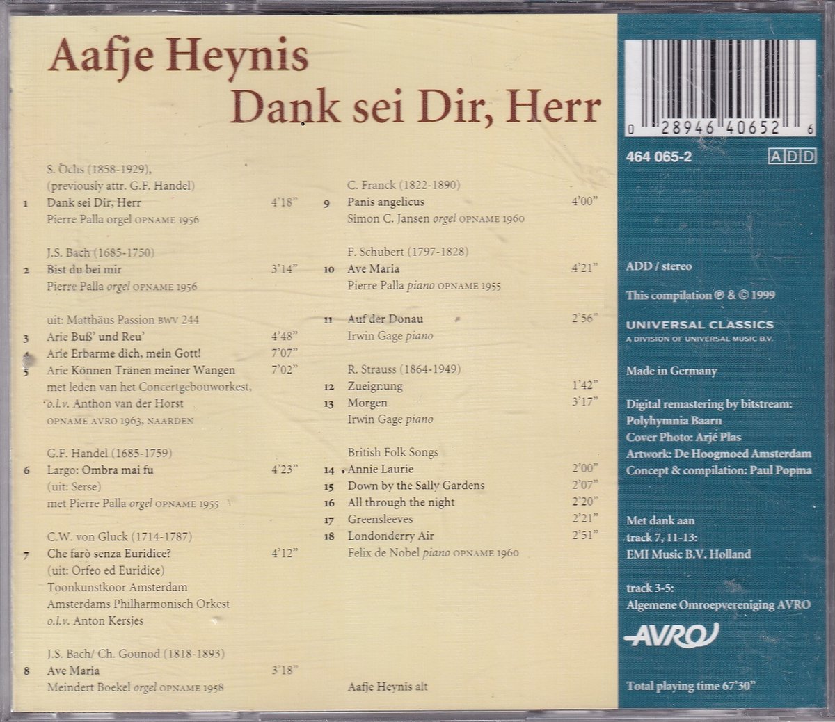 Dank sei Dir, Herr - Aafje Heynis