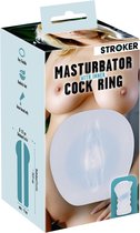 Masturbator with inner cock ri