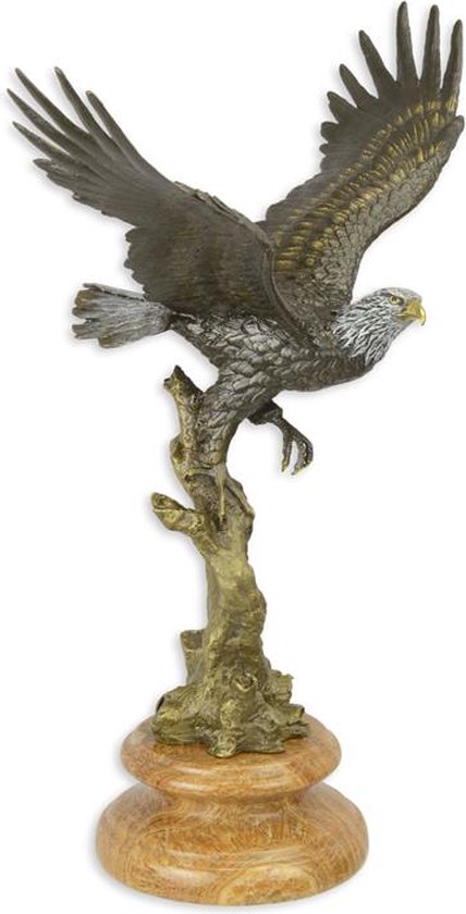 Beeld - brons - adelaar - 33cm hoog