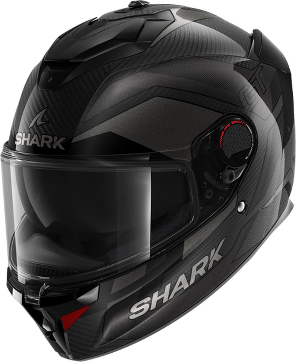 Shark Spartan GT Pro Ritmo Carbon Carbon Antraciet Chrom DAU Integraalhelm XL