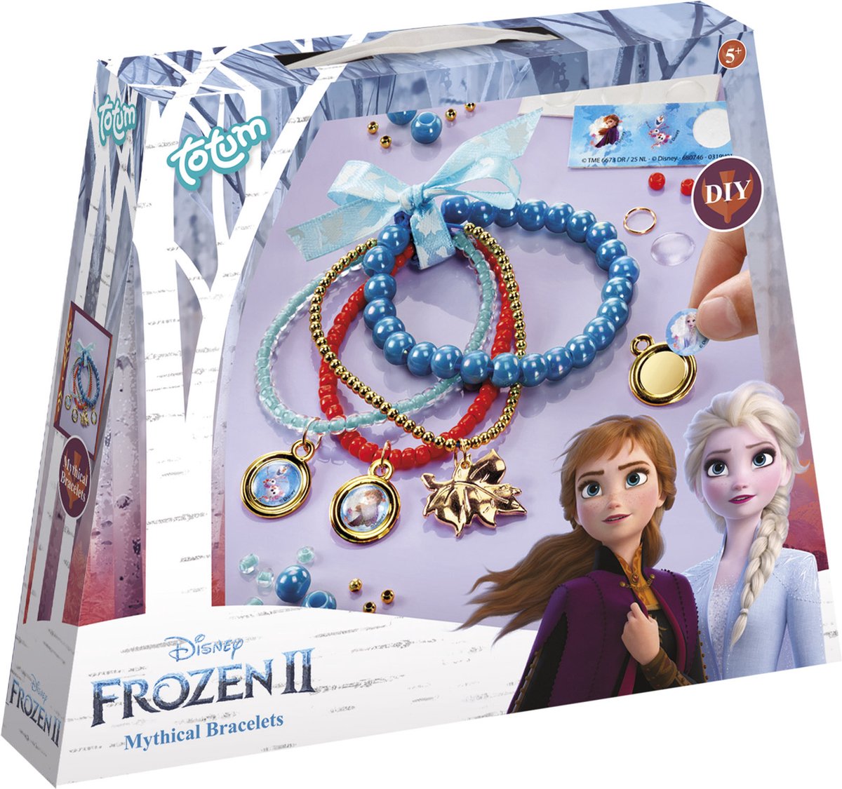 Totum Disney Frozen bedel armbandjes maken met kralen knutselen | bol.com