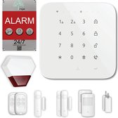 Inga Wireless Home Alarm System T Pro | Système de sécurité pour Maison Intelligente | WiFi et GSM | Extensible | Tuya Smart Life | Compatible avec Google Home et Alexa