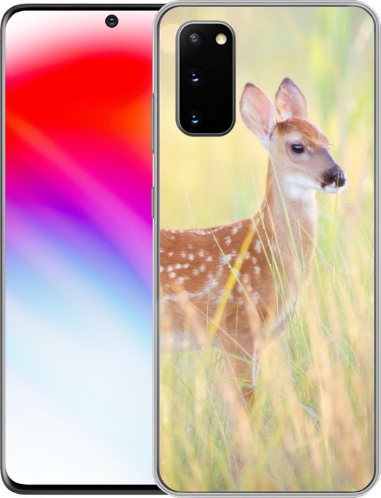 Coque Samsung Galaxy S20 - Cerf - Herbe - Vert - Siliconen