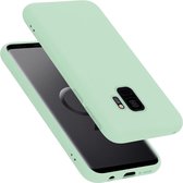 Cadorabo Hoesje geschikt voor Samsung Galaxy S9 in LIQUID LICHT GROEN - Beschermhoes gemaakt van flexibel TPU silicone Case Cover