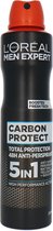 L'Oréal Men Expert Déodorant Spray - 250 ml - Carbon Protect