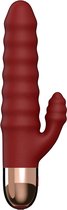 Sex Dragon® Rabbit vibrator Ribbed - Vibrator konijn - Vibrators voor Vrouwen - Fluisterstil & Discreet - Pink - Clitoris & G-spot Stimulator - Dildo - Erotiek Sex Toys voor koppels - Groen