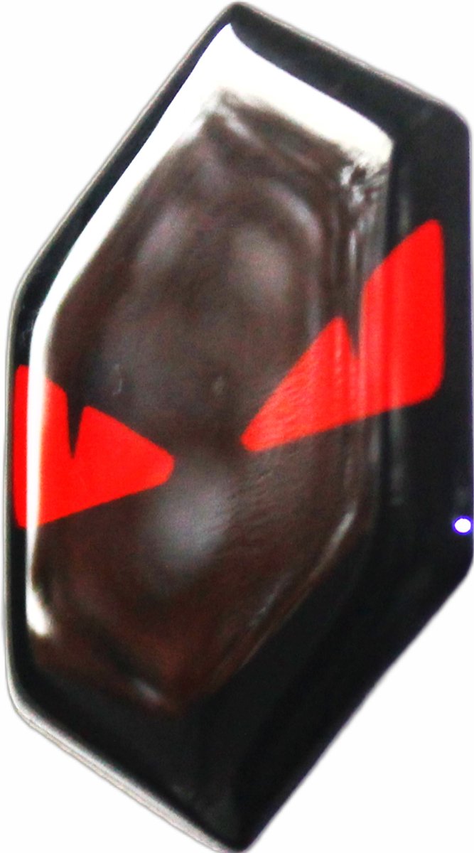 Piaggio Zip Logo Boze Ogen Rood - Piaggio Zip Accessoires - Embleem ...