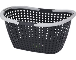 Excellent Houseware Kunststof wasmand met handvatten - 15 liter - 40 x 28 x 22 cm
