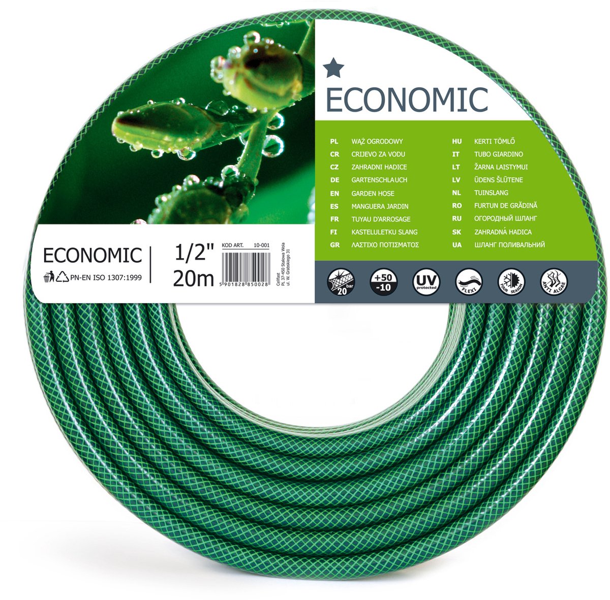 Tuinslang Cellfast Economic 1/2 "30 m drielaags slang