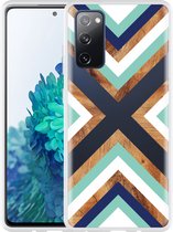 Hoesje Geschikt voor Samsung Galaxy S20 FE Wood Art