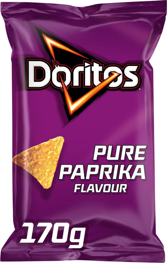 Doritos Pure Paprika Doos 10 x 170 Gram bol