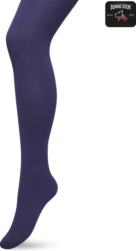 Bonnie Doon Opaque Comfort Tights 40 Denier Dark Purple Femme taille 40/42 L - Extra large Comfort Board - Ne marque pas - Joliment amincissant - Effet mat - Coutures lisses - Confort de port maximum - Violet foncé - Mûre - BN161911.2