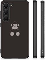 Trendy Telefoonhoesjes Geschikt voor Samsung Galaxy S23 GSM Hoesje met Zwarte rand Gorilla