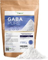 Gaba Puur - 540 g zuiver poeder zonder toevoegingen - laboratoriumgetest - 100% gamma-aminoboterzuur - 180 porties - veganistisch - premium kwaliteit - Vit4ever