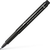 Faber-Castell fineliner - Pitt Artist Pen - fude - 199 zwart - medium - FC-167894